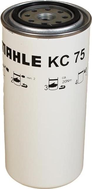 MAHLE KC 75 - Топливный фильтр unicars.by