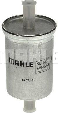 MAHLE KL 165 - Топливный фильтр unicars.by