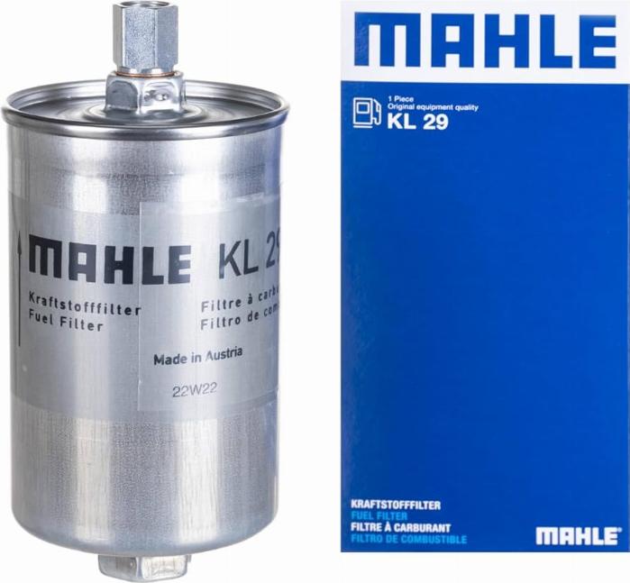 MAHLE KL 29 - Топливный фильтр unicars.by