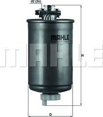 MAHLE KL 75 - Топливный фильтр unicars.by