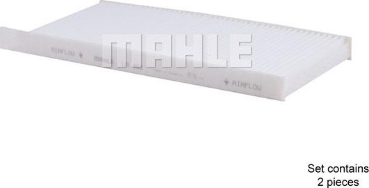 MAHLE LA 468/S - Фильтр воздуха в салоне unicars.by