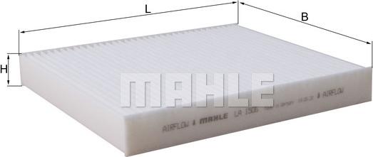 MAHLE LA 1506 - Фильтр воздуха в салоне unicars.by