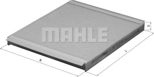 MAHLE LA 361 - Фильтр воздуха в салоне unicars.by