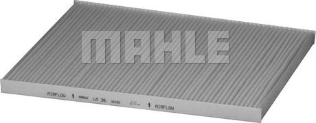 MAHLE LA 36 - Фильтр воздуха в салоне unicars.by