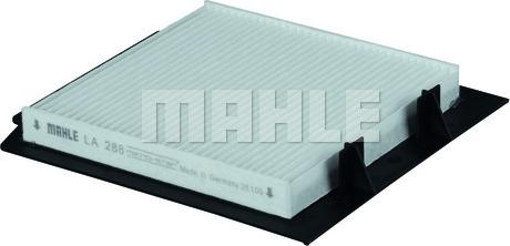 MAHLE LA 288 - Фильтр воздуха в салоне unicars.by