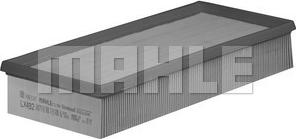 MAHLE LX 492 - Воздушный фильтр, двигатель unicars.by