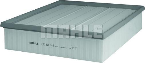 MAHLE LX 511/1 - Воздушный фильтр, двигатель unicars.by