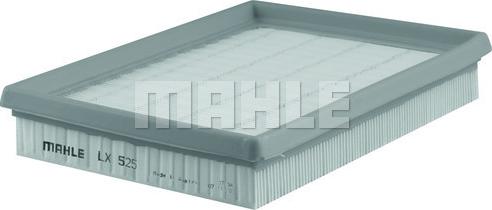 MAHLE LX 525 - Воздушный фильтр, двигатель unicars.by