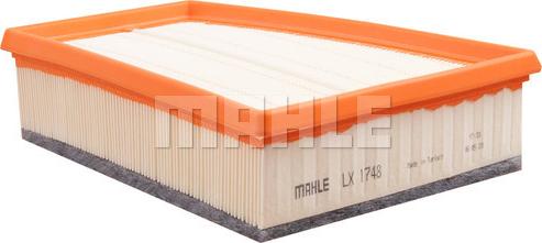 MAHLE LX 1748 - Воздушный фильтр, двигатель unicars.by