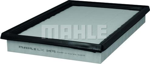 MAHLE LX 3475 - Воздушный фильтр, двигатель unicars.by