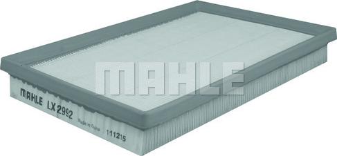 MAHLE LX 2992 - Воздушный фильтр, двигатель unicars.by