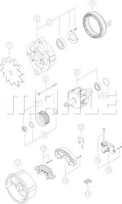 MAHLE MG 94 - Генератор unicars.by