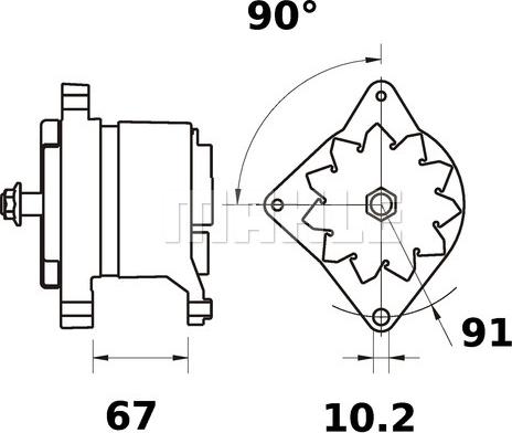 MAHLE MG 494 - Генератор unicars.by