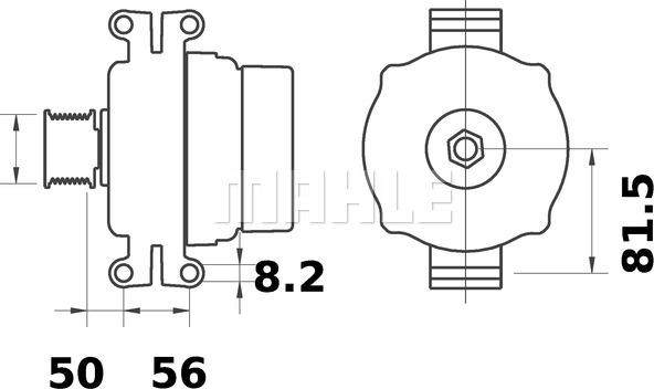 MAHLE MG 448 - Генератор unicars.by