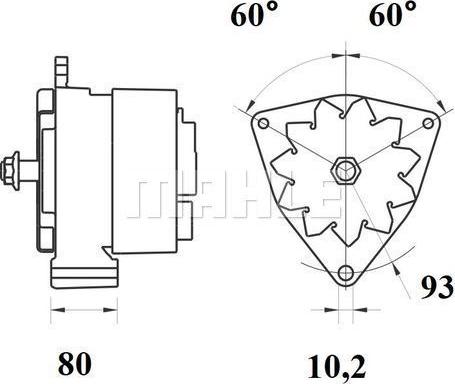 MAHLE MG 460 - Генератор unicars.by