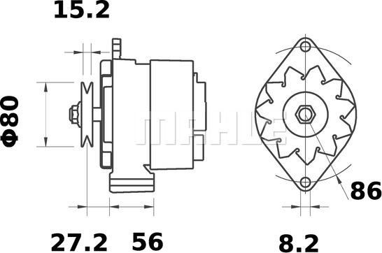 MAHLE MG 479 - Генератор unicars.by