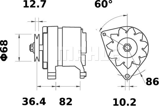 MAHLE MG 550 - Генератор unicars.by