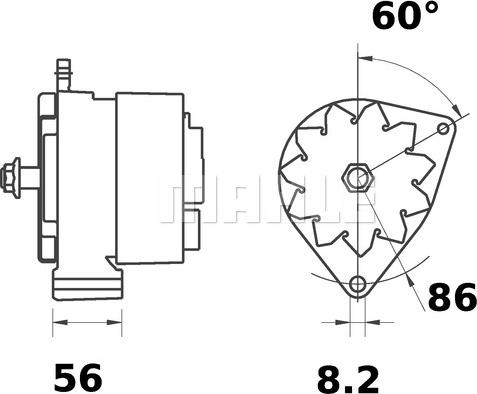 MAHLE MG 517 - Генератор unicars.by