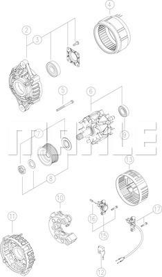 MAHLE MG 571 - Генератор unicars.by