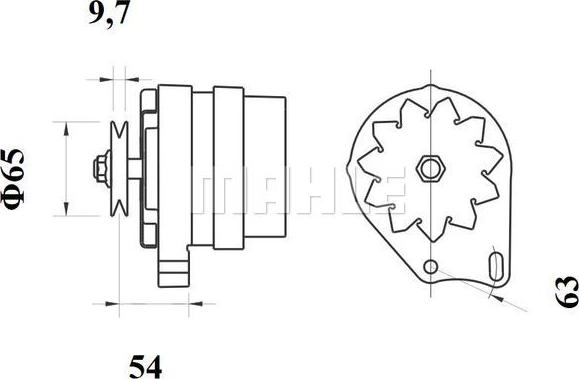 MAHLE MG 112 - Генератор unicars.by