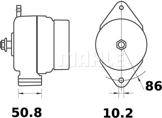 MAHLE MG 13 - Генератор unicars.by