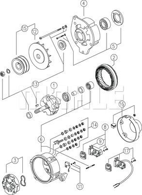 MAHLE MG 303 - Генератор unicars.by