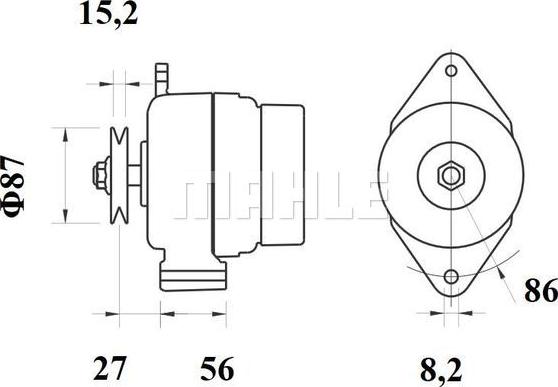 MAHLE MG 251 - Генератор unicars.by