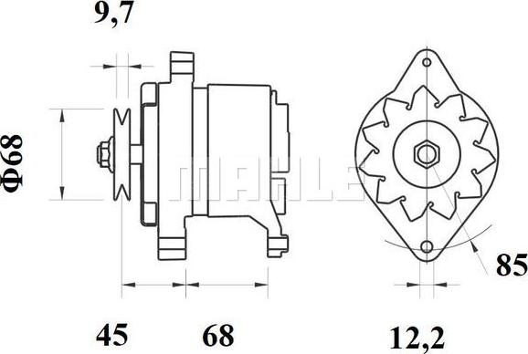 MAHLE MG 258 - Генератор unicars.by