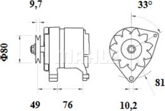 MAHLE MG 211 - Генератор unicars.by