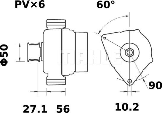 MAHLE MG 2 - Генератор unicars.by