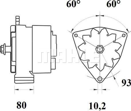 MAHLE MG 773 - Генератор unicars.by