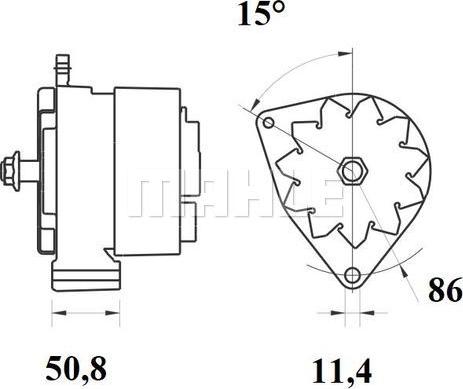 MAHLE MG 77 - Генератор unicars.by