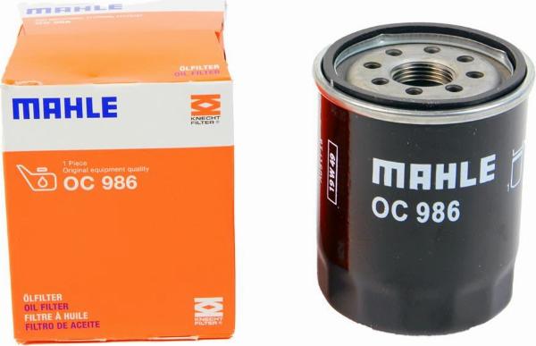 MAHLE OC 986 - Масляный фильтр unicars.by