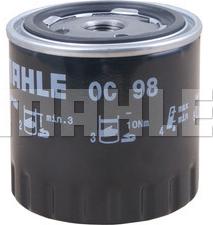 MAHLE OC 98 - Масляный фильтр unicars.by