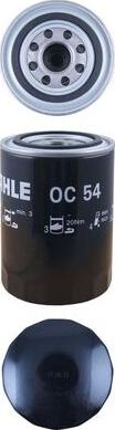 MAHLE OC 54 - Масляный фильтр unicars.by