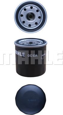 MAHLE OC 534 - Масляный фильтр unicars.by