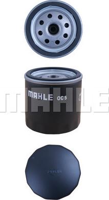 MAHLE OC 5 - Масляный фильтр unicars.by