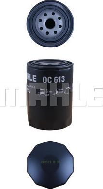 MAHLE OC 613 - Масляный фильтр unicars.by