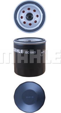 MAHLE OC 1063 - Масляный фильтр unicars.by