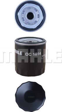 MAHLE OC 1014 - Масляный фильтр unicars.by