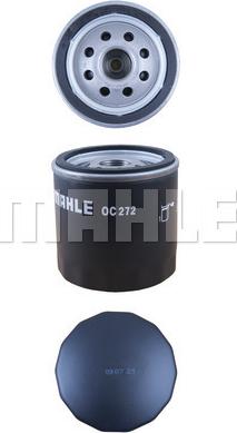 MAHLE OC 272 - Масляный фильтр unicars.by