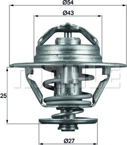 MAHLE TX 93 83D - Термостат охлаждающей жидкости / корпус unicars.by