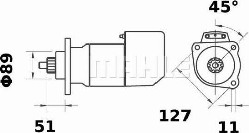 MAHLE 11139060 - Стартер unicars.by