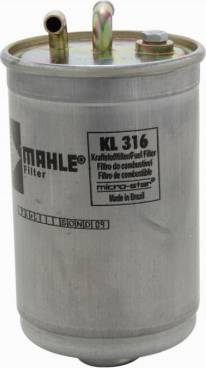 MAHLE KL 316 - Топливный фильтр unicars.by