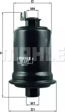 MAHLE KL 231 - Топливный фильтр unicars.by