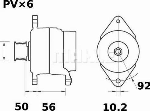 MAHLE MG 495 - Генератор unicars.by