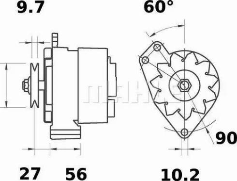 MAHLE MG 492 - Генератор unicars.by