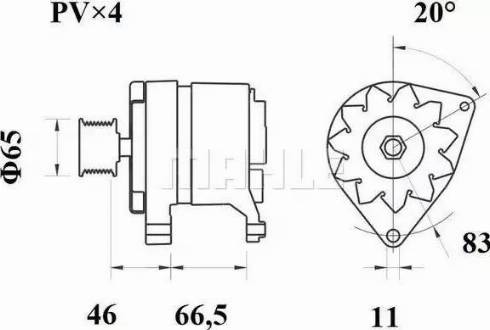 MAHLE MG 194 - Генератор unicars.by