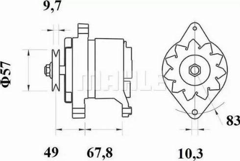 MAHLE MG 190 - Генератор unicars.by