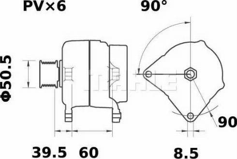 MAHLE MG 381 - Генератор unicars.by